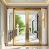 CỬA ĐI NHÔM 2 CÁNH MỞ QUAY NGOÀI